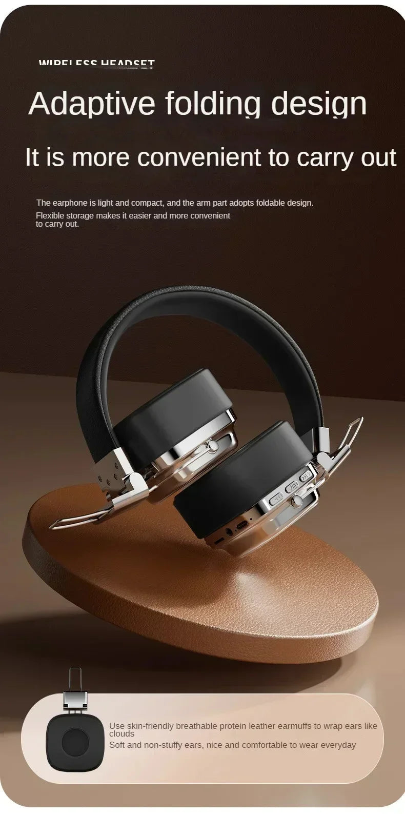 Écouteurs Bluetooth sans fil RC-8 Retro TWS avec double micro et réduction du bruit