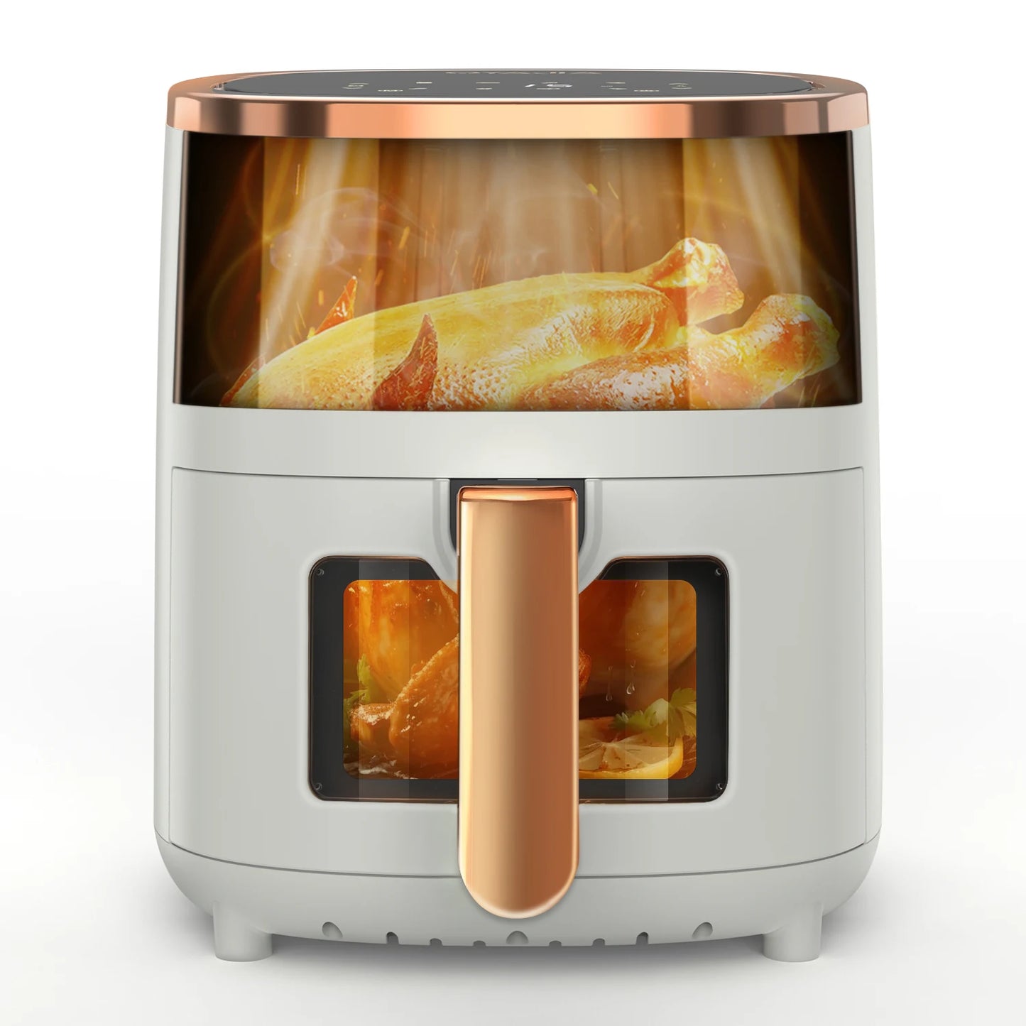 Friteuse à air Oyajia 6L 1800W — Hublot, 8 modes, affichage numérique