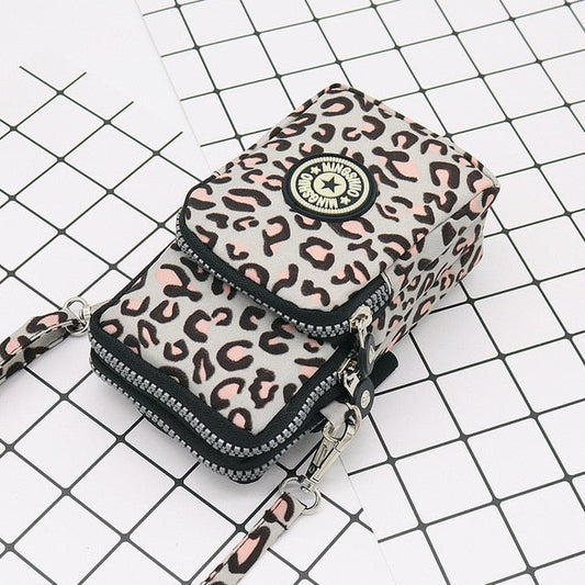 Mini portefeuille avec pochette pour téléphone