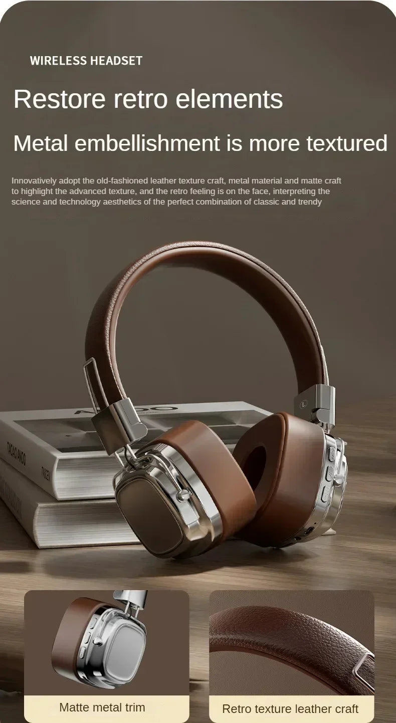 Écouteurs Bluetooth sans fil RC-8 Retro TWS avec double micro et réduction du bruit