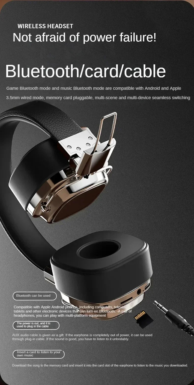 Écouteurs Bluetooth sans fil RC-8 Retro TWS avec double micro et réduction du bruit