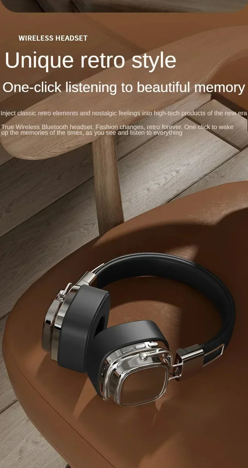 Écouteurs Bluetooth sans fil RC-8 Retro TWS avec double micro et réduction du bruit
