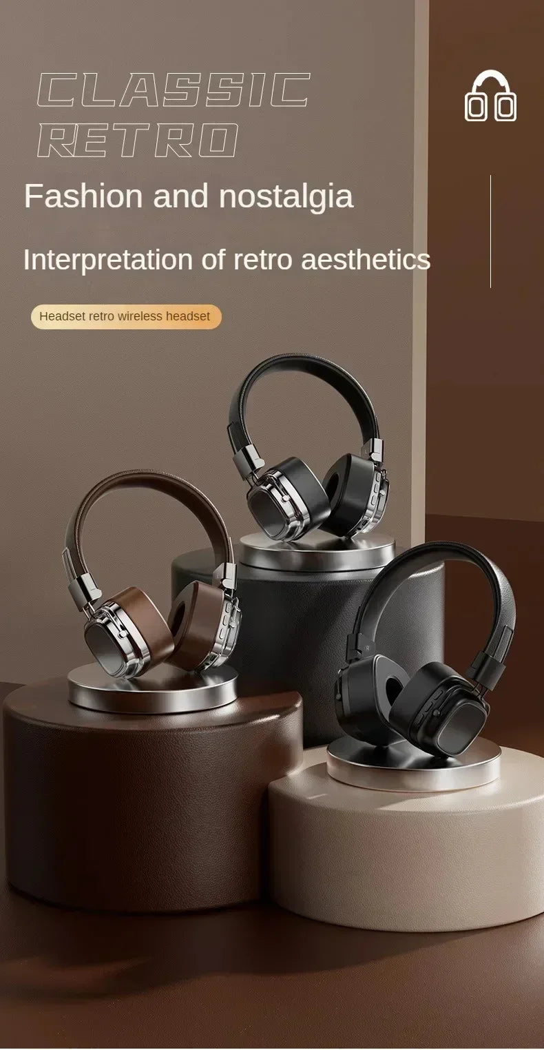 Écouteurs Bluetooth sans fil RC-8 Retro TWS avec double micro et réduction du bruit