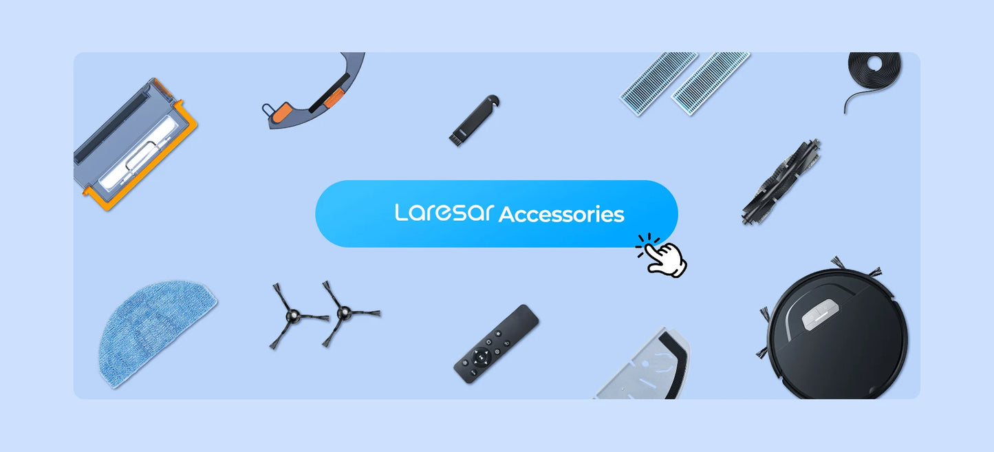 Laresar Clean Robot Aspirador y Fregasuelos, 4000Pa Aspirador Robot, Robot Limpieza Automática 3 en 1, Batería de Larga Duración, Compatible con Alexa/WiFi/App,para Pelo de Mascotas,Piso (Evol 3s)